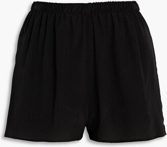 Silk-charmeuse pajama shorts-AA