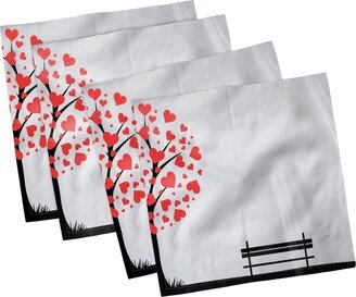 Tree Set of 4 Napkins, 12 x 12