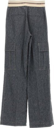 Wide-Leg Cargo Pants-AB