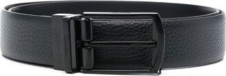 Grained Leather Belt-AE