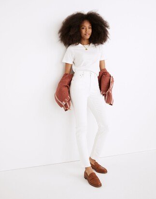 The Petite High-Rise Perfect Vintage Jean in Tile White