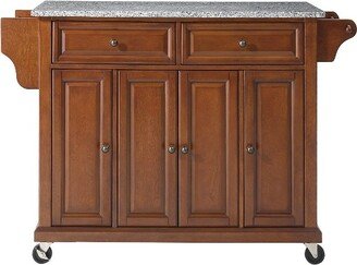 Solid Granite Top Kitchen Cart/Island - Classic