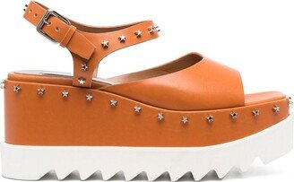 Elyse 100mm studded platform sandals