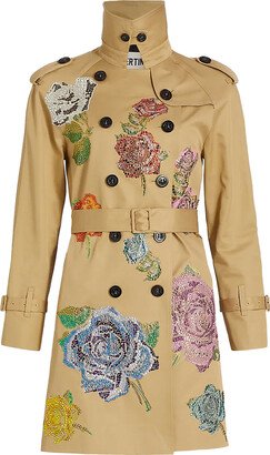 Marie Antionette Embellished Trench Coat