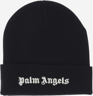 Wool Beanie With Logo-AB