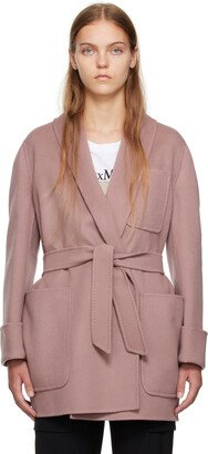 Pink Belted Coat