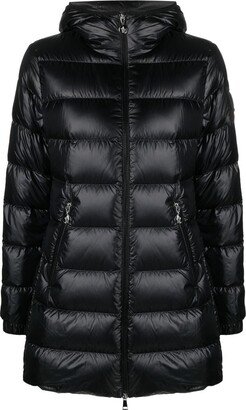 Glements hooded quilted coat