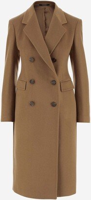 Double-breasted Cashmere Coat-AA