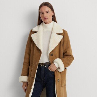 Ralph Lauren Faux-Shearling & Faux-Suede Coat