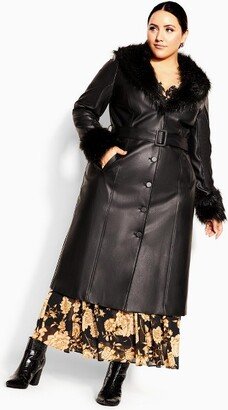 Women's Plus Size Coat Spanish Romance - Black - 12 Plus