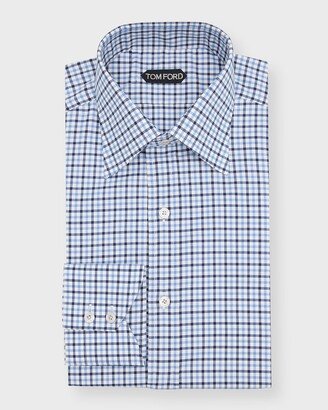 Men's Slim Fit Check Dress Shirt