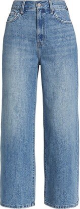 Loretta High-Rise Wide-Leg Jeans