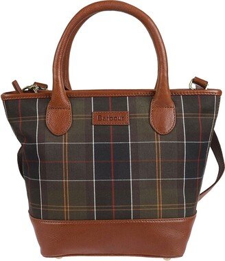 Katrine Checked Tote Bag