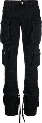 Mid-Rise Straight-Leg Jeans-AK