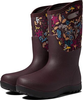 Neo-Classic Cartoon Flower (Burgundy Multi) Women's Shoes