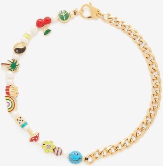 Showstopper Enamel & 14kt Gold-plated Necklace