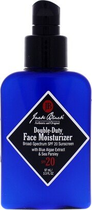 Double-Duty Face Moisturizer SPF 20 Sunscreen For Men 3.3 oz Moisturizer