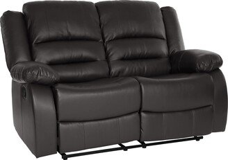 Lexicon Azrael Faux Leather Double Manual Reclining Loveseat