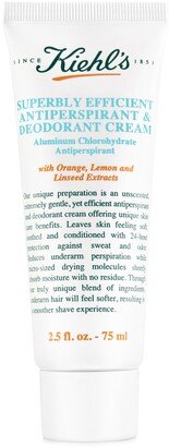 Superbly Efficient Antiperspirant & Deodorant Cream, 2.5-oz.