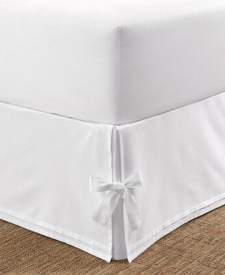 Solid Tailored Corner Ties Bedskirt, King