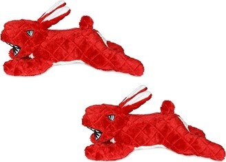 Mighty Angry Animals Rabbit, 2-Pack Dog Toys