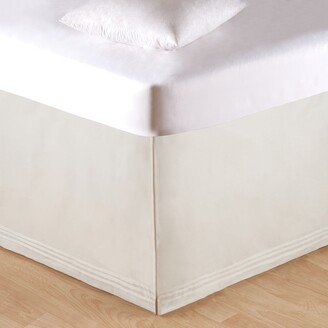 Soft White Tailored Bed Skirt