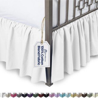 Blissford Ruffled Bed Skirt With Split Corners