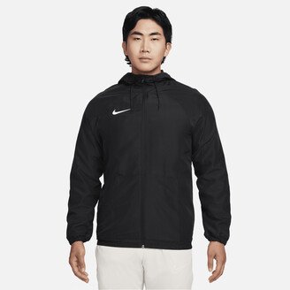 Men's Academy Dri-FIT Hooded Soccer Track Jacket in Black