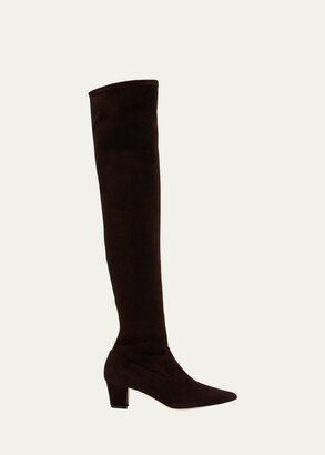 Lupasca Suede Over-The-Knee Boots-AA