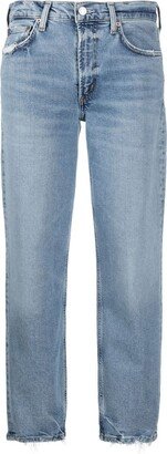 Kye cropped straight-leg jeans-AA