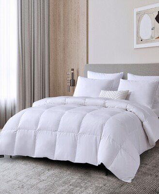 Premium Hypoallergenic White Down Tencel Cotton Blend Comforter, King