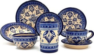 Mexican Handmade Talavera Dinnerware Set For One