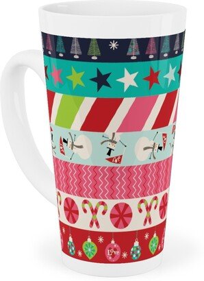 Mugs: Washi Christmas Tall Latte Mug, 17Oz, Multicolor