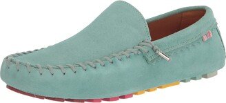 PS Womens Shoe Dustin Turquoise Driving Style Loafer