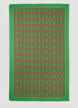 Jumbo Rhomby Scarf - Man Scarves Green One Size