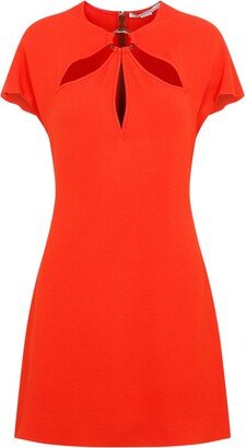 Short-Sleeved Cut-Out Dress