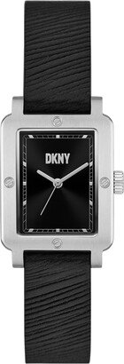 Women's City Rivet Quartz Stainless Steel and Leather Three-Hand Dress Watch