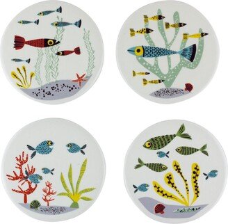 Hannah Turner Fish Coasters Set Of Four