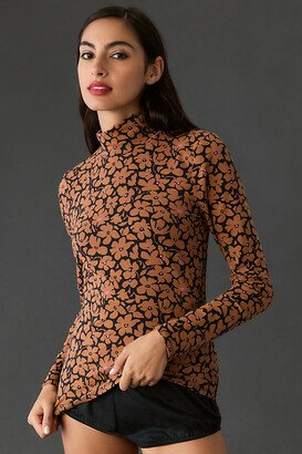 Printed Turtleneck