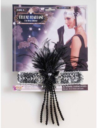 Forum Novelties Costumes 270978 20s Deluxe Flapper Headband - Silver