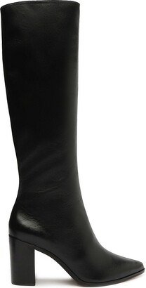 Mikki Leather High-Heel Boots-AA
