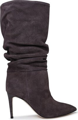 Slouchy 85 grey suede boots