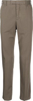 PT Torino Pressed-Crease Tapered Trousers