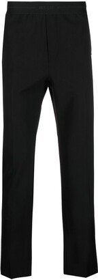 Logo-Waistband Tapered Trousers