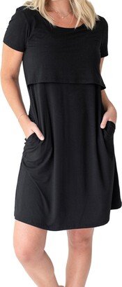 Women's Eleanora Maternity & Nursing Lounge Dress