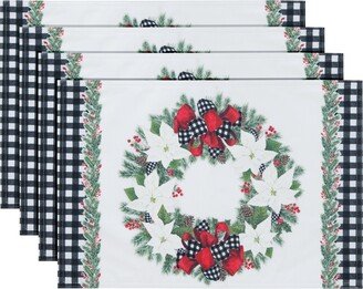 Christmas Trimmings Placemat - Set of 4