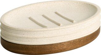 Allure Home Creation Marson Soap Dish - Natrual - 5.82 x 3.66 x 1.33