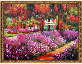 Overstock Art Artist's Garden At Giverny By Claude Monet