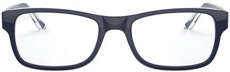 Unisex 52mm Rectangular Optical Glasses