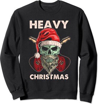 Christmas Gifts For Heavy Metal Rock Fans Heavy Metal Christmas Rock Xmas Sweatshirt